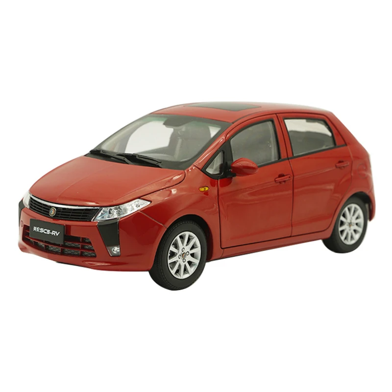 LEVC SC5-RV, Alloy Simulation Car Model, Tabletop Decoration, Micromodel Collection, Display Gift, Red