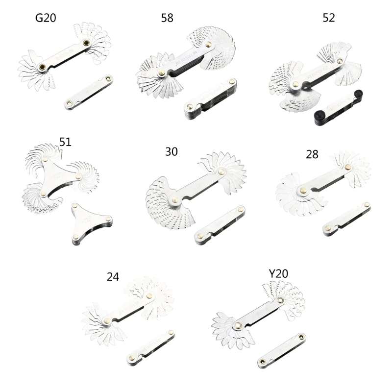 

Gear-Tooth Screw Gauges Tools Carbon Steel Lathe Combination Tools 55 60 Degree Metric Inch Thread Plug Gauge Dropship