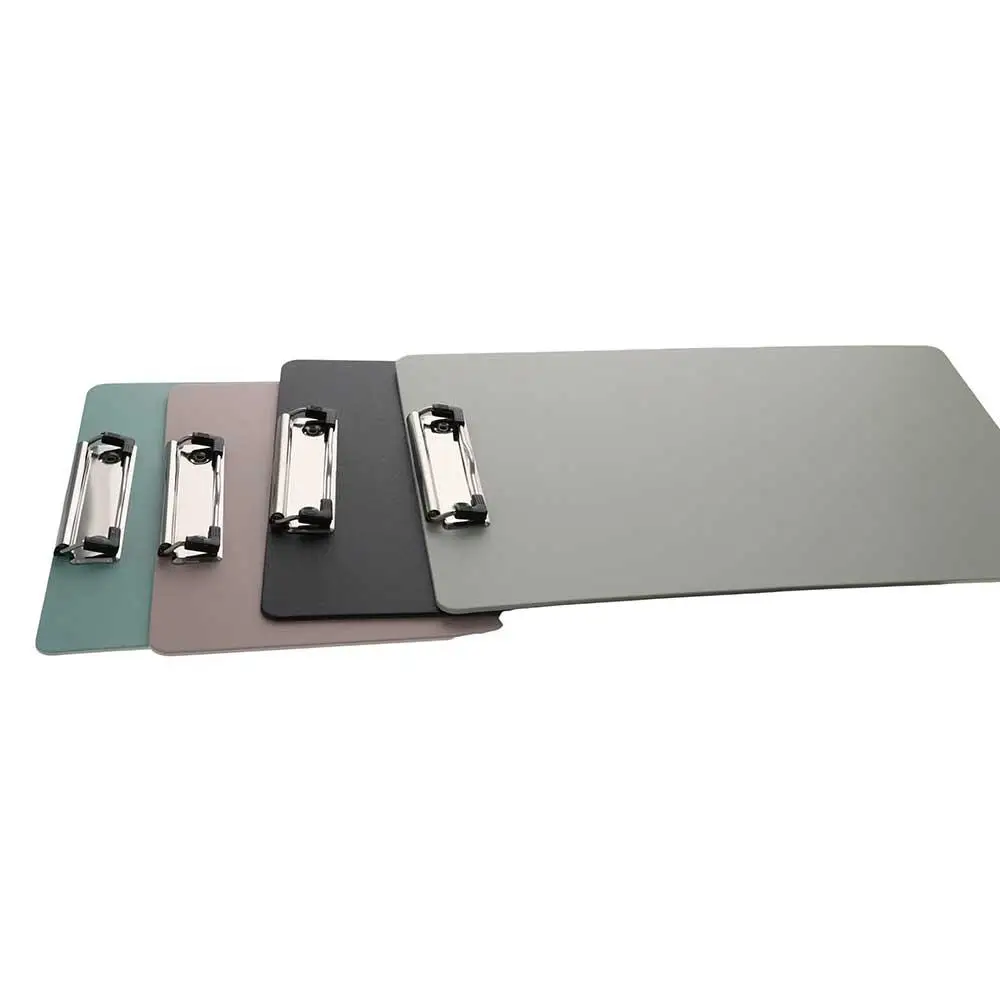 

Paper Holder Profile Clip Hardboard with Low Profile Clip Student Writing Pad Plastic Clipboard File Folder Splint Memo Clip