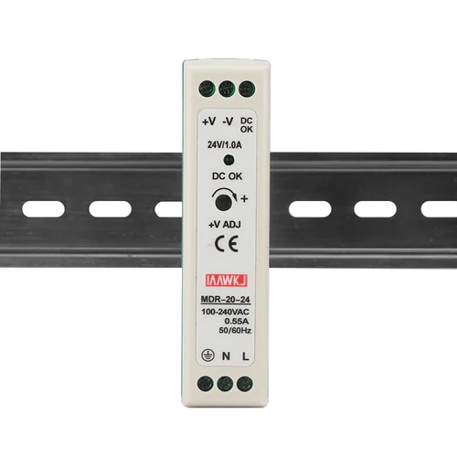 Imagen 2 del producto MDR 10W 20W 40W 60W 100W 50/60HZ fuente de alimentación 5V 12V 24V fuente de alimentación ajustable en carril DIN fuente automotriz DC