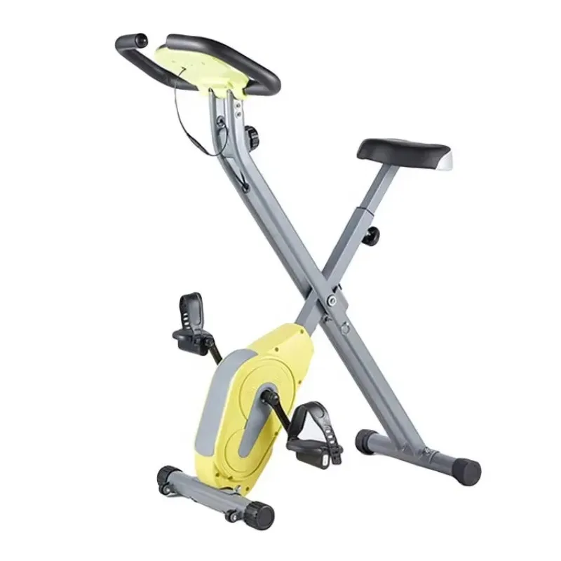 Delivery Professional Indoor Fitness Equipment, Foldable Magnetic Folding Exercise Bike for Home Use, Effective for Fat Loss