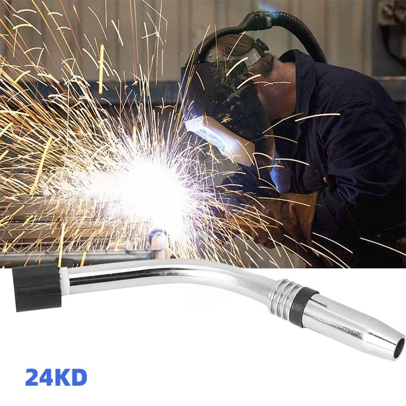 24KD welding torch tube MIG connecting rod gas shielded welding torch accessory tube conductive tip 24KD tube 2PCS
