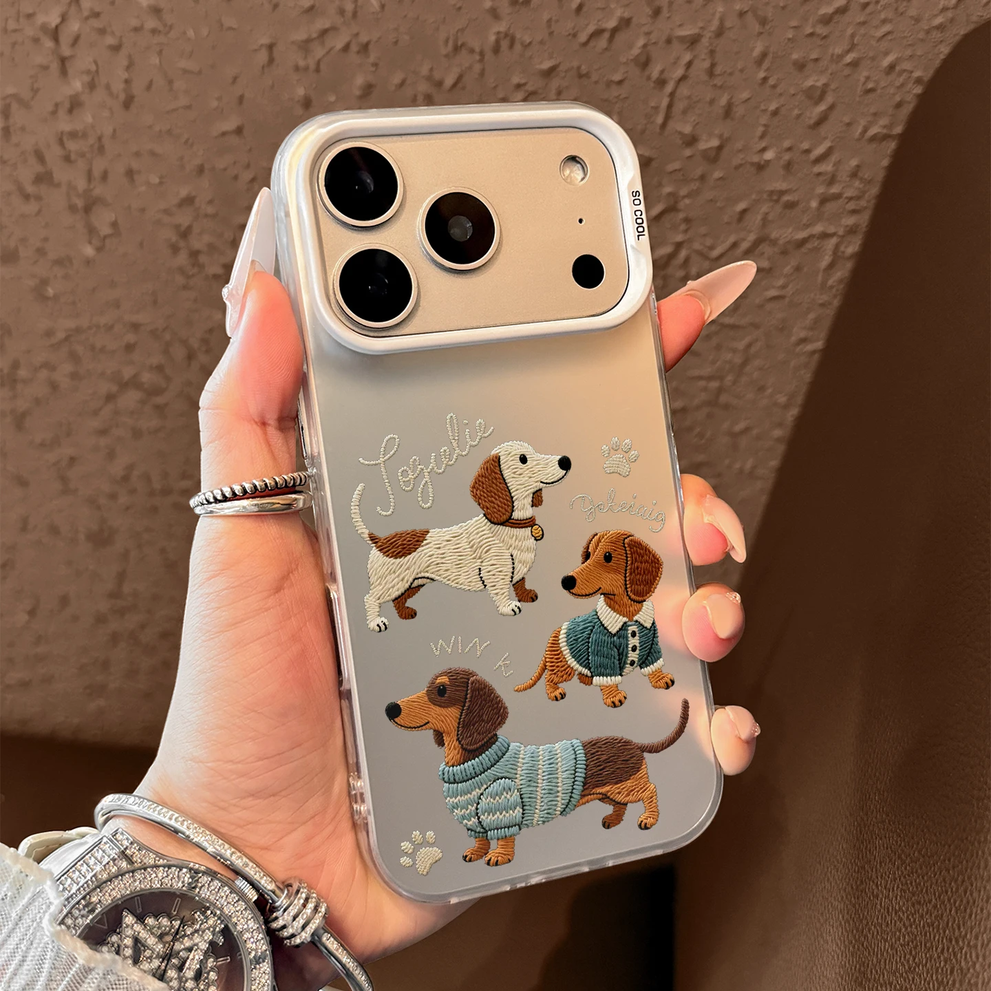 New Dachshund Dog Phone Case for Oppo Realme 15 14 13 12 11 10 9i 8i C75 C65 C63 C55 C53 C35 C33 C20 C21Y C15 C21 Pro Plus 4G 5G - view 2