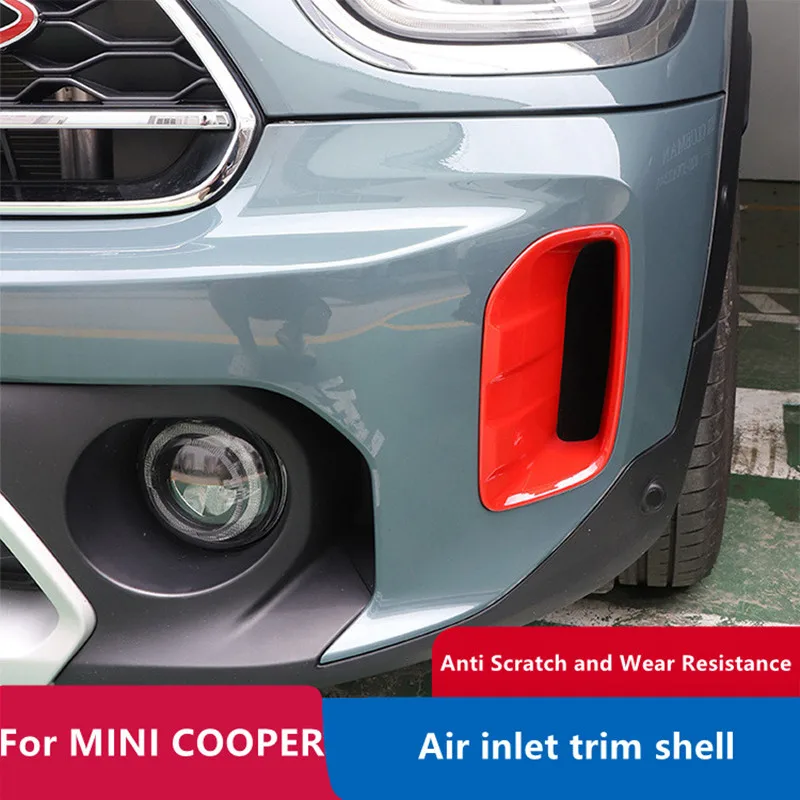 

For MINI Cooper F60 Countryman Accessories Car Air Vent Cover Front Bumper Side Air Intake Inlet Frame Decoration Shell Case