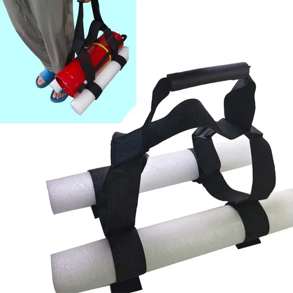 Scuba Diving Tank Carrier Holder with Bumper Anti Rolling Cylinder Transport Carry Strap with Anti Hitting Sliding Grip