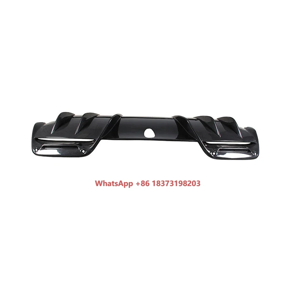 Pre-preg Carbon Fiber Rear Bumper Lip Diffuser for 296 GTB GTS Rear  Lip