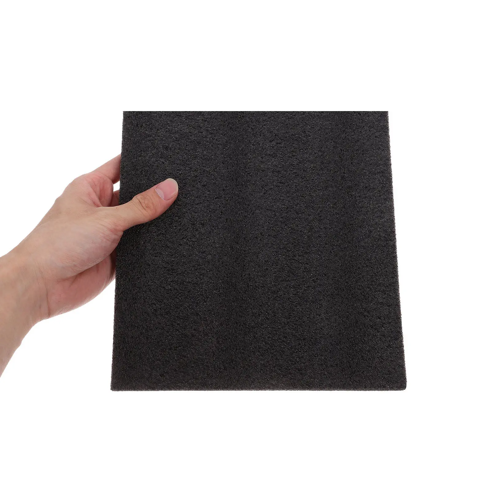 4Pcs Thick Polyethylene Foam Sheets 11.8x11.8x0.4 Black Cuttable Cushion Foam for Packing Boxes Toolbox Organizers Electronics