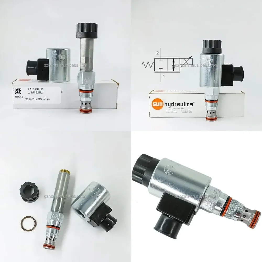 WSQ Proportional Flow Control Cartridge Valve FPCC XCN Cavity T-3A 0-42 L/min Pilot-Operated Hydraulic Counterbalance Valve