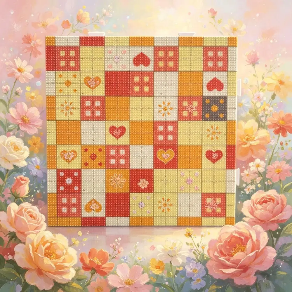 78x78/104x104Pins Fuse Beads Pegboards Heart 2.6mm Beads Hama Beads Pegboards Heat Resistant Square Perler Beads Boards