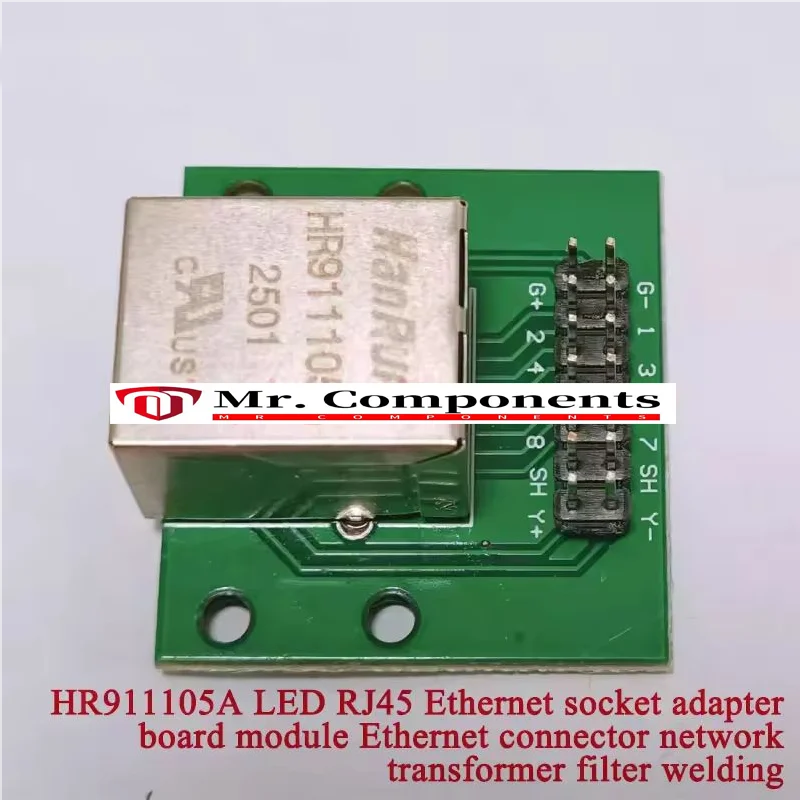 1PCS Mini ENC28J60 Network Module ENC28J60/SS HR911105A Ethernet Adapter Board Controller SPI interface 3.3V 25MHz Crystal New
