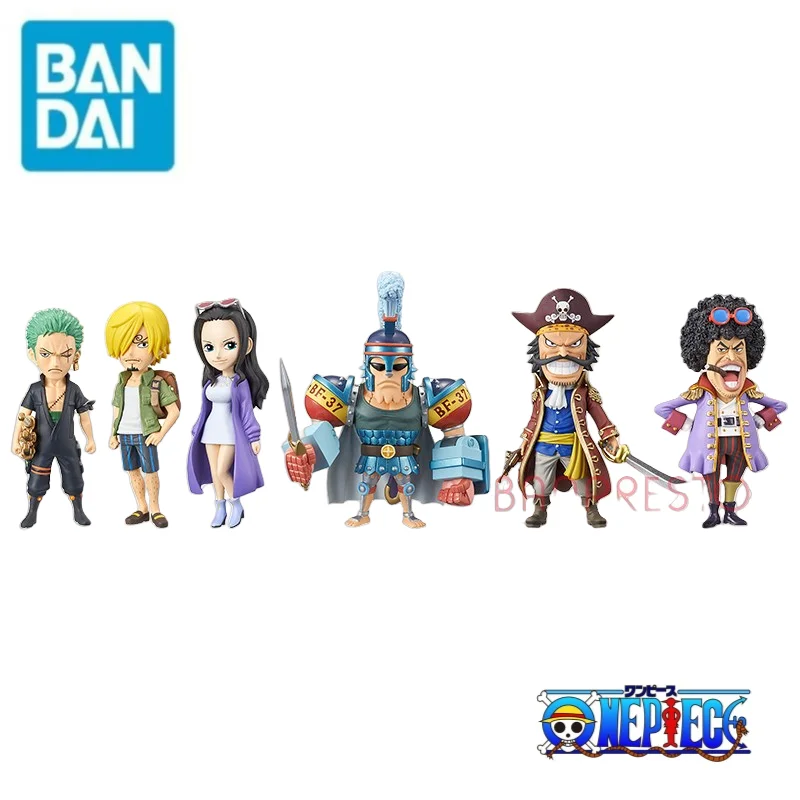 

In Stock Original Bandai One Piece Banpresto Wcf Holiday Gifts 100% Genuine Estampado 2 Zoro Sanji Robin Franky Gol D Roger Boa