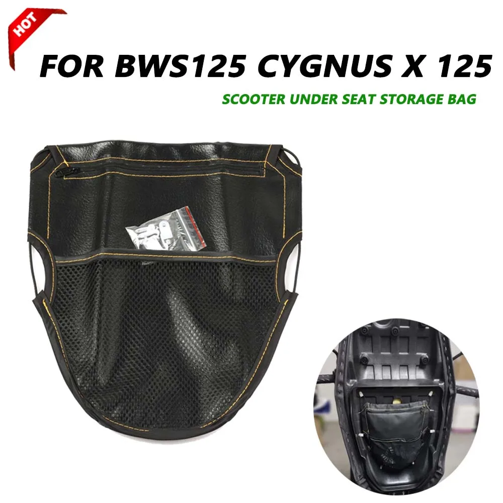 For YAMAHA BWS125 BWS 125 Cygnus X 125 CygnusX 125 X125 Scooter Accessories Seat Bag Seat Under Seat Storage Pouch Bag Organizer