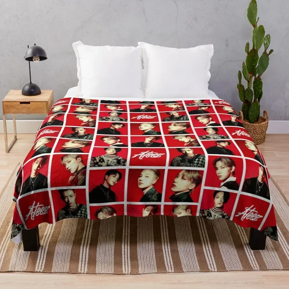 

Ateez Throw Blanket Spring Fall Cozy Throw Blanket for Couch