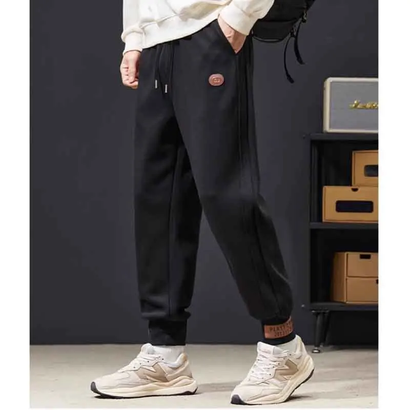 

Autumn large size pants boys casual sweatpants brand loose bundle feet 2024 new fashion all-match tracksuit pants