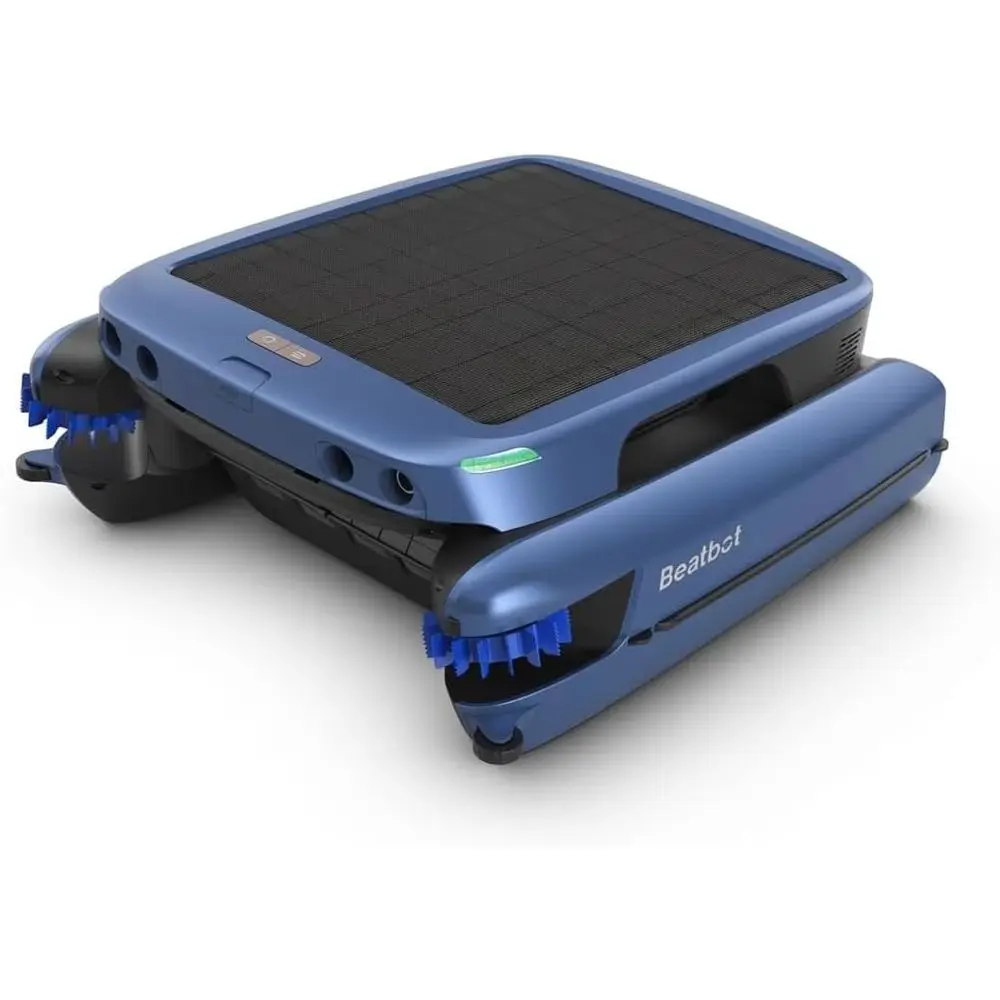 

24/7 Ultra-Efficient Pool Skimmer with Water Clarification, App Control, Voice Broadcast, Dual Charging, and Edge Cleaning in Bl