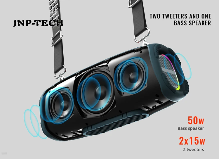 Portable Bluetooth Karaoke Speaker for TV, with 2 Wireless Microphones PA Speaker System for Indoor Outdoor Party