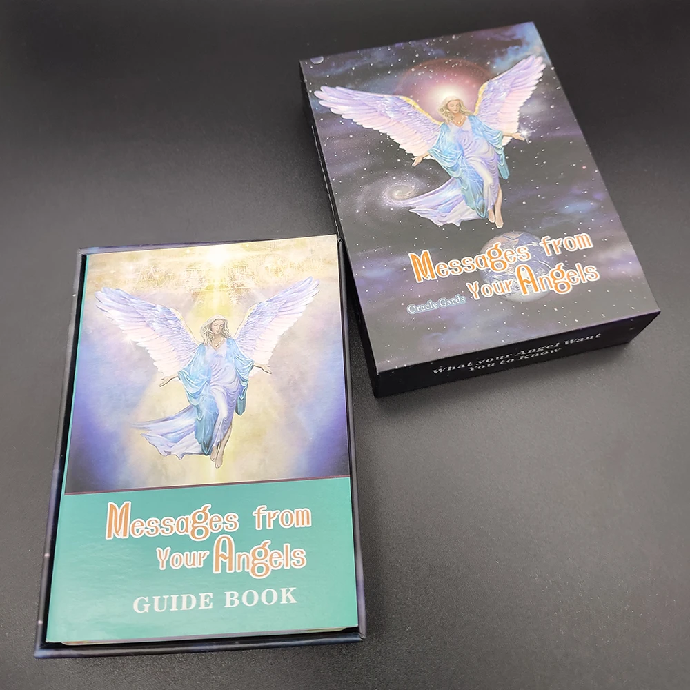 12CMX8.7CM Messages From Your Angels: What Your Angels Want you to Know Cards A 44-Card Deck and Guidebook