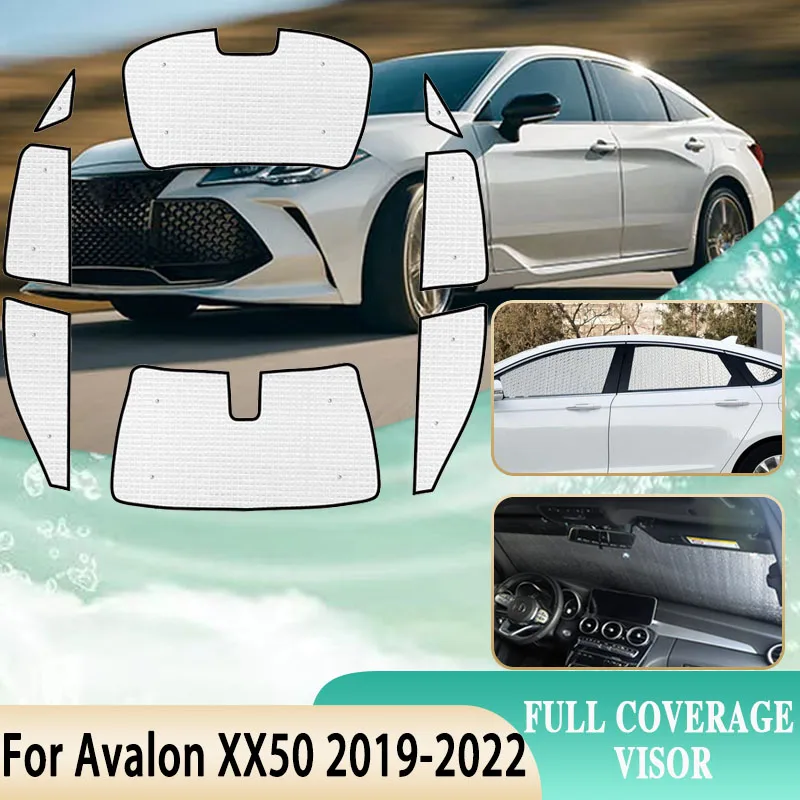

Car Accessories For Toyota Avalon XX50 2019 2020 2021 2022 Full Windshield Surround Sunshades Window Visor Anti-UV Auto Sticker