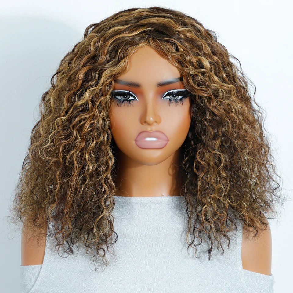 lekker-clearance-100-human-hair-wig-highlight-blonde-long-afro-kinky-curly-bob-for-women-brazilian-remy-hair-full-machine-made