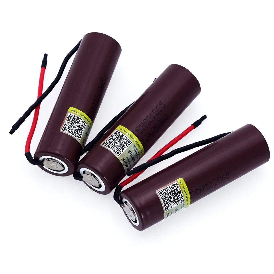 Liitokala nuevo HG2 DIY cable 18650 3000mAh cigarrillo electrónico batería recargable alta descarga 30A corriente gran potencia + DIY