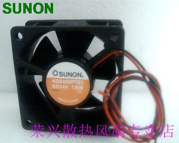 

Original For Sunon KD2406PTS3 24V 1.6W 6CM 6025 server inverter cooling fan