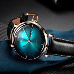 CARNIVAL Watch Men Leather Strap Waterproof Automatic Sport Clock Fashion Design MIYOTA Mechanical Men's Wristwatch Reloj Hombre