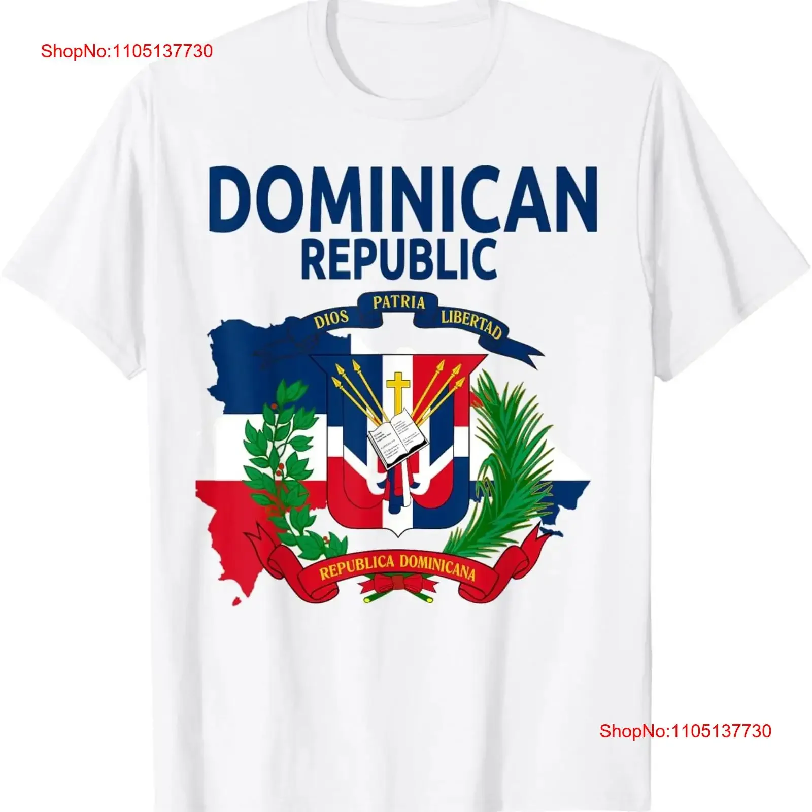 Coat of Arms Republica Dominicana Dominican Flag Outfit T Shirt  vintage Washed graphic Soft designer clothes streetwear