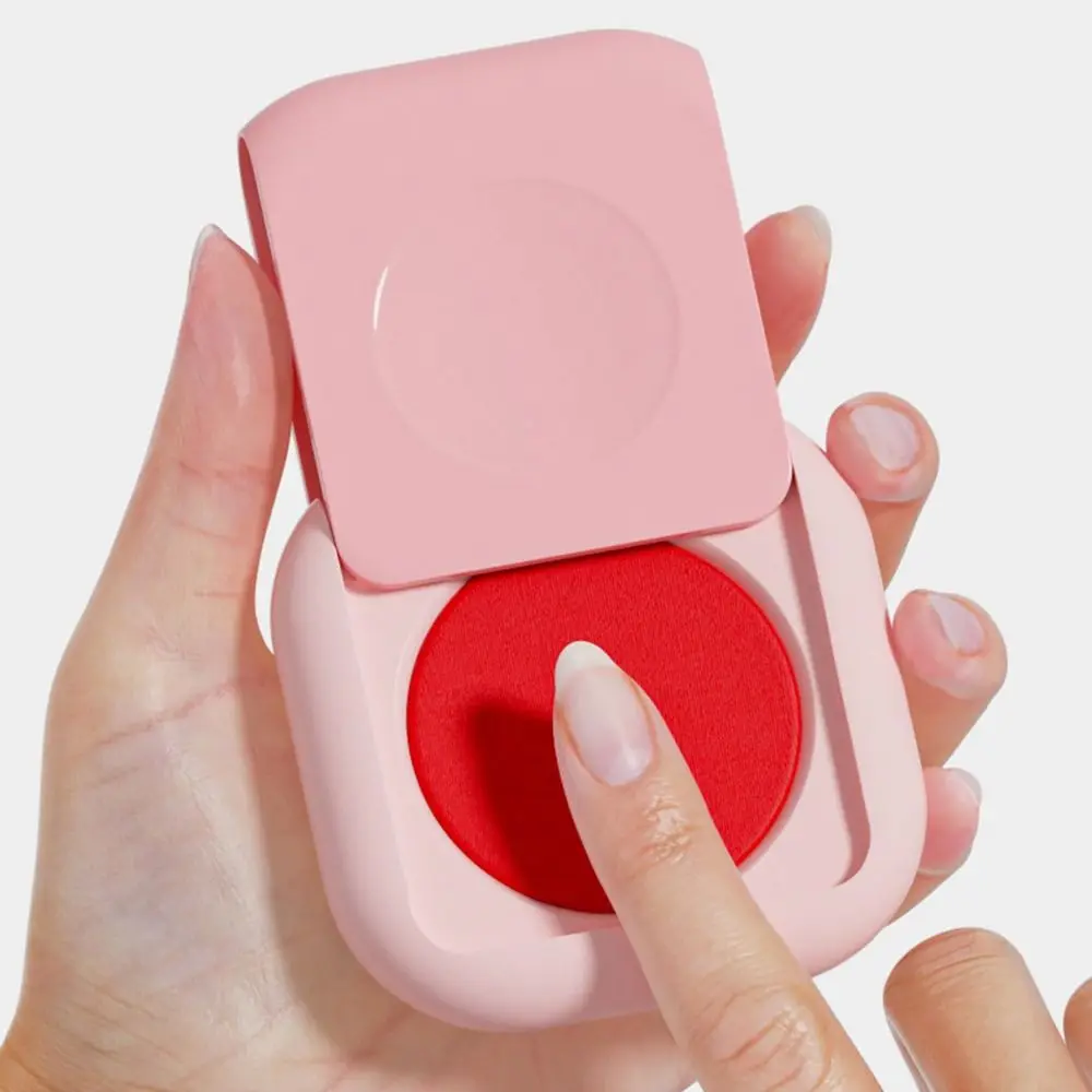 Clear Stamping Mini Fingerprint Ink Pad Finger Printing Quick-drying Thumbprint Ink Pad Portable Anti-Fake Stamp Pad Contract