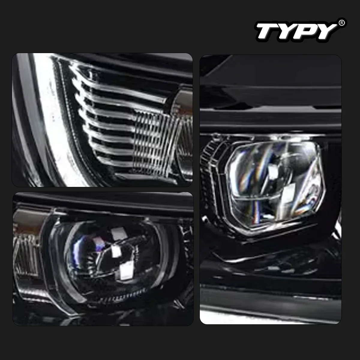 

TYPY Car For Ford Edge Headlights 2015-2019 Upgrade Modified to New DRL Dynamic Turn Signal LED Headlight Auto Accessories