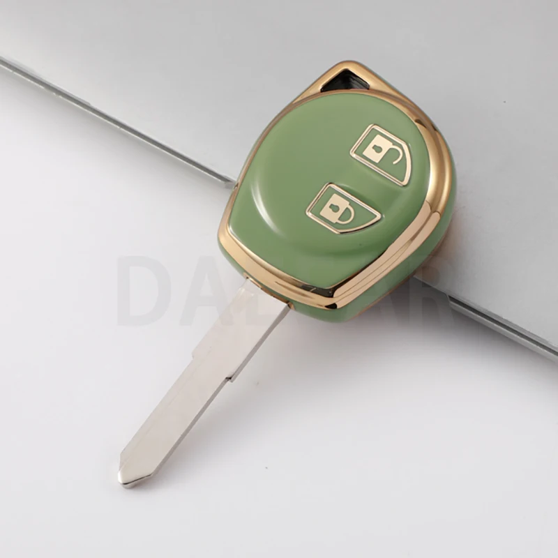 Capa de Borracha TPU Key Fob para Suzuki Swift SX4, ALTO VITARA IGNIS JIMNY Splash Remote Key, 2 Botões