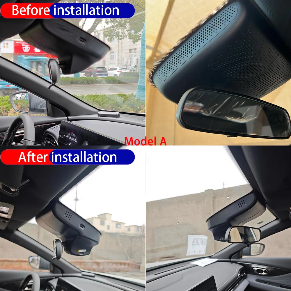Dash Cam for Dodge Attitude Trumpchi GAC Empow 2021-2025 Front＆Rear 4K DVR Dashboard Camera Video Drive Recorder Parking Mode