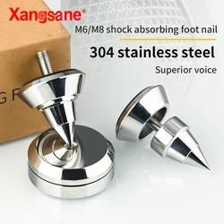 Xangsane XS-A011 M6/M8 304 stainless steel hifi shock absorber speaker spikes CD player amplifier floor speaker foot pad bracket