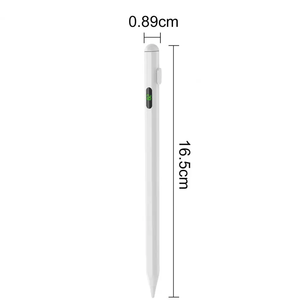 Mobile Phone Stylus Pen Slim Magnetic Stylus Pen with Power Led Display Active Type-c Rechargeable Capacitive