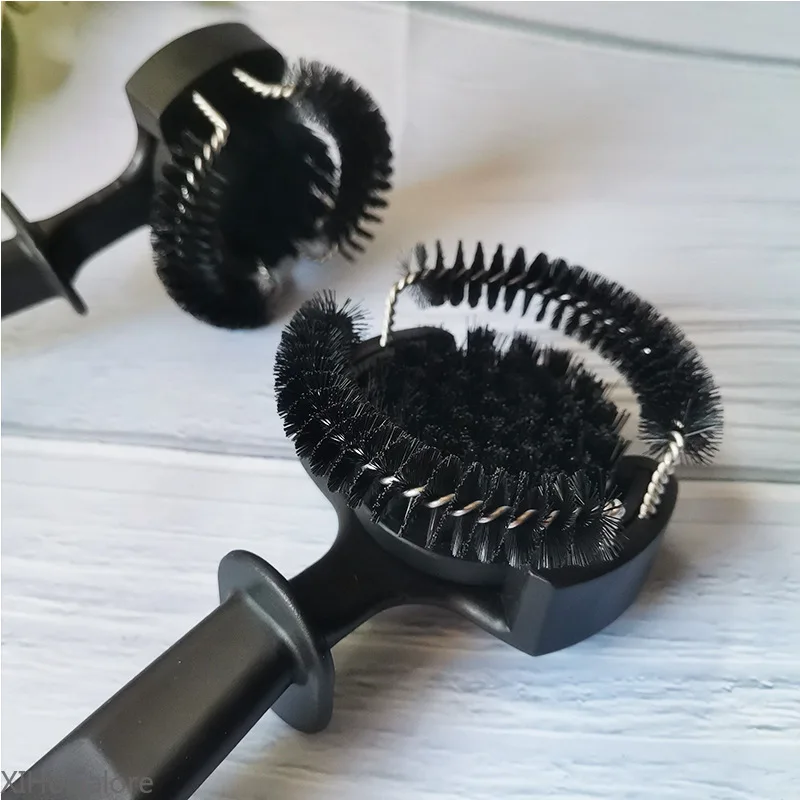 Coffee Machine Brush Cleaner Removable Coffee Maker Espresso Group Head Cleaning Round Brushes Cleaning Tool