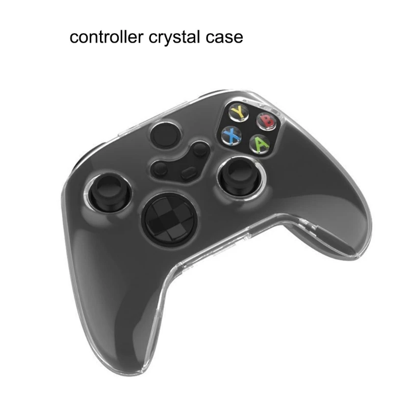 

M6CA Clear Case Crystal Protective Cover Wear Resistant for XSX Game Controller PC Gaming Protector Sleeve