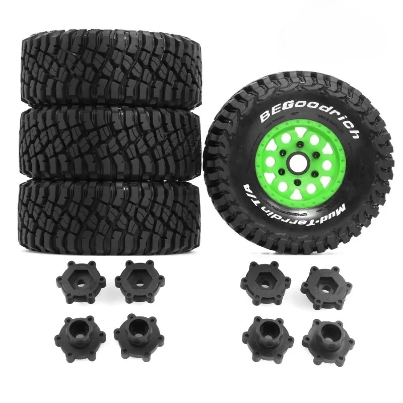 Off-Road Tires Wheels 4PCS 126*48 mm for 1:8 RC Off-road Car Buggy Arrma HSP HPI Trxs RC Model Car Haul Truck Accessories
