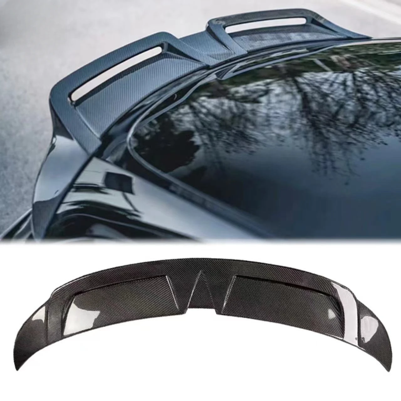 

MRD for Tesla Model Y 3 Real Carbon Fiber Spoiler Rear Wing Rear Spoiler Forge Matte Glossy