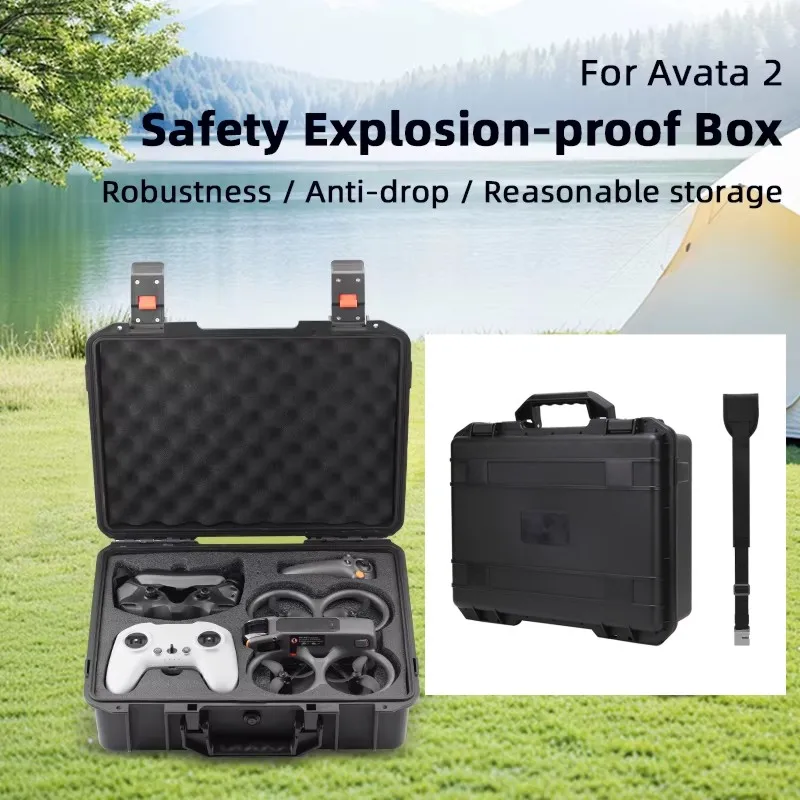 For Avata2 Waterproof Box for Goggles3/ FPV Motion3/Integra Battery Housekeeper Controller Handbag For  AVATA2