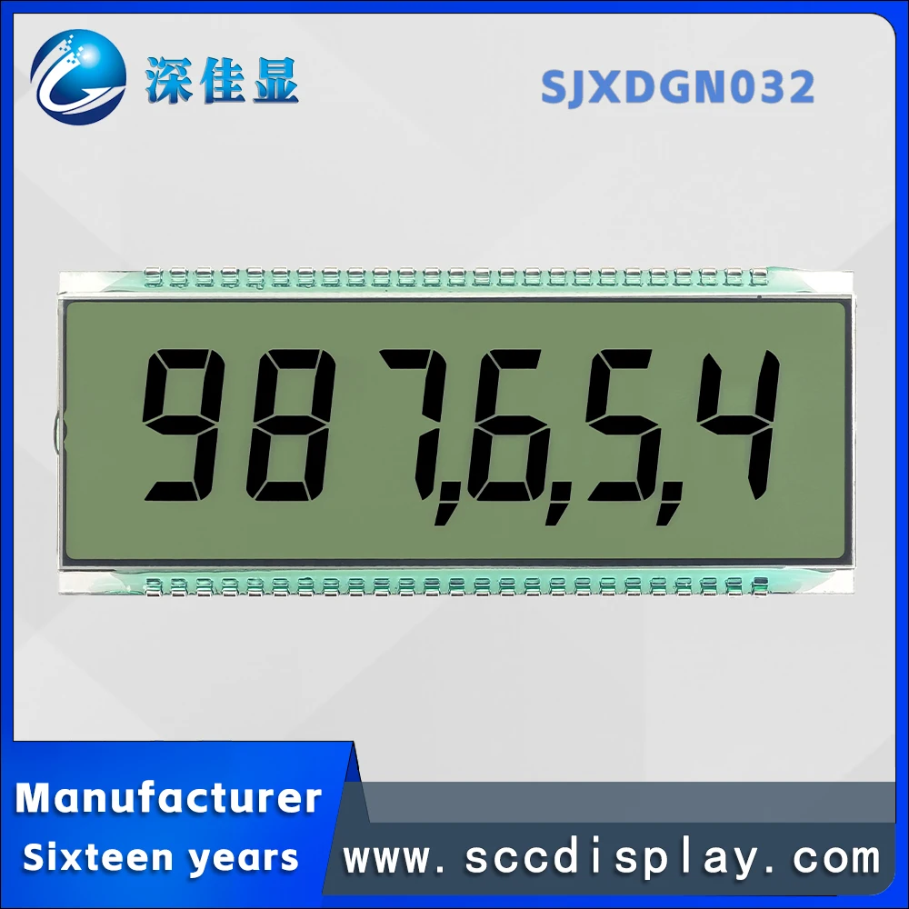 

Массовая кастомизация: Статический 7-сегментный ЖК-экран SJXDGN032 HTN для топливораздаточных колонок, широкий температурный диапазон, экран для отображения кодов и данных.