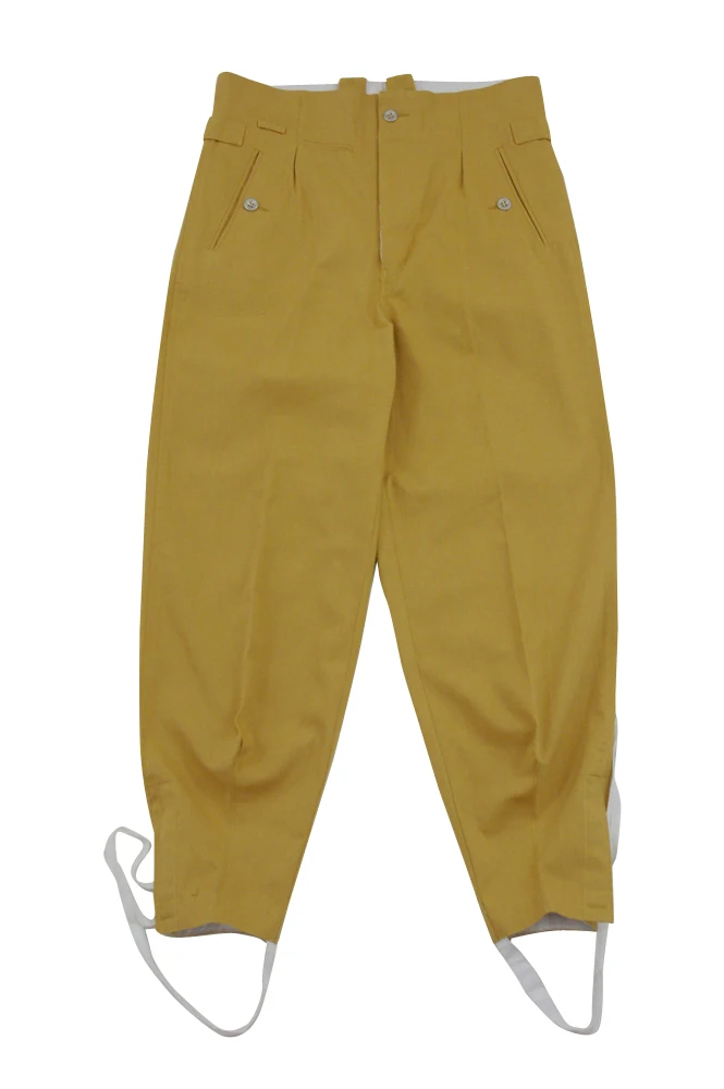 GUTD-001 WWII German DAK/Tropical Afrikakorps Elite sand trousers M43 - Italian 'SAHARIANA'