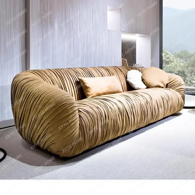 A Modern minimalist high-end home living room sofa