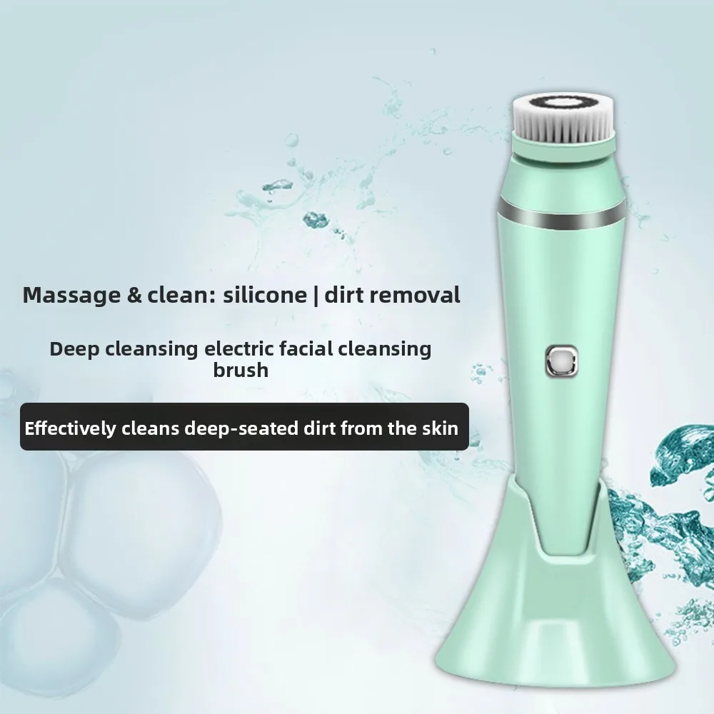 Electric Facial Cleansing Device for Women, Electric Facial Cleansing Device, Rotating Massage Cleansing Pore 4-in-1