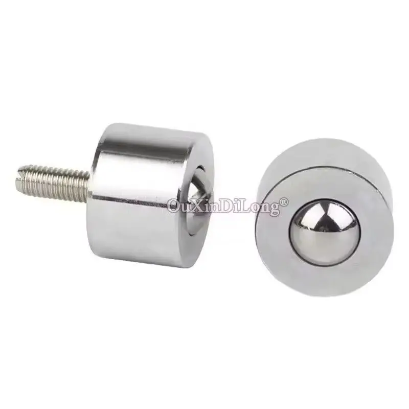 10PCS Bearing Steel Ball Precision Conveying Ball Bearing Transfer Unit Conveyor Rollers Casters Bull Eye Wheel Loading 50KG/PCS