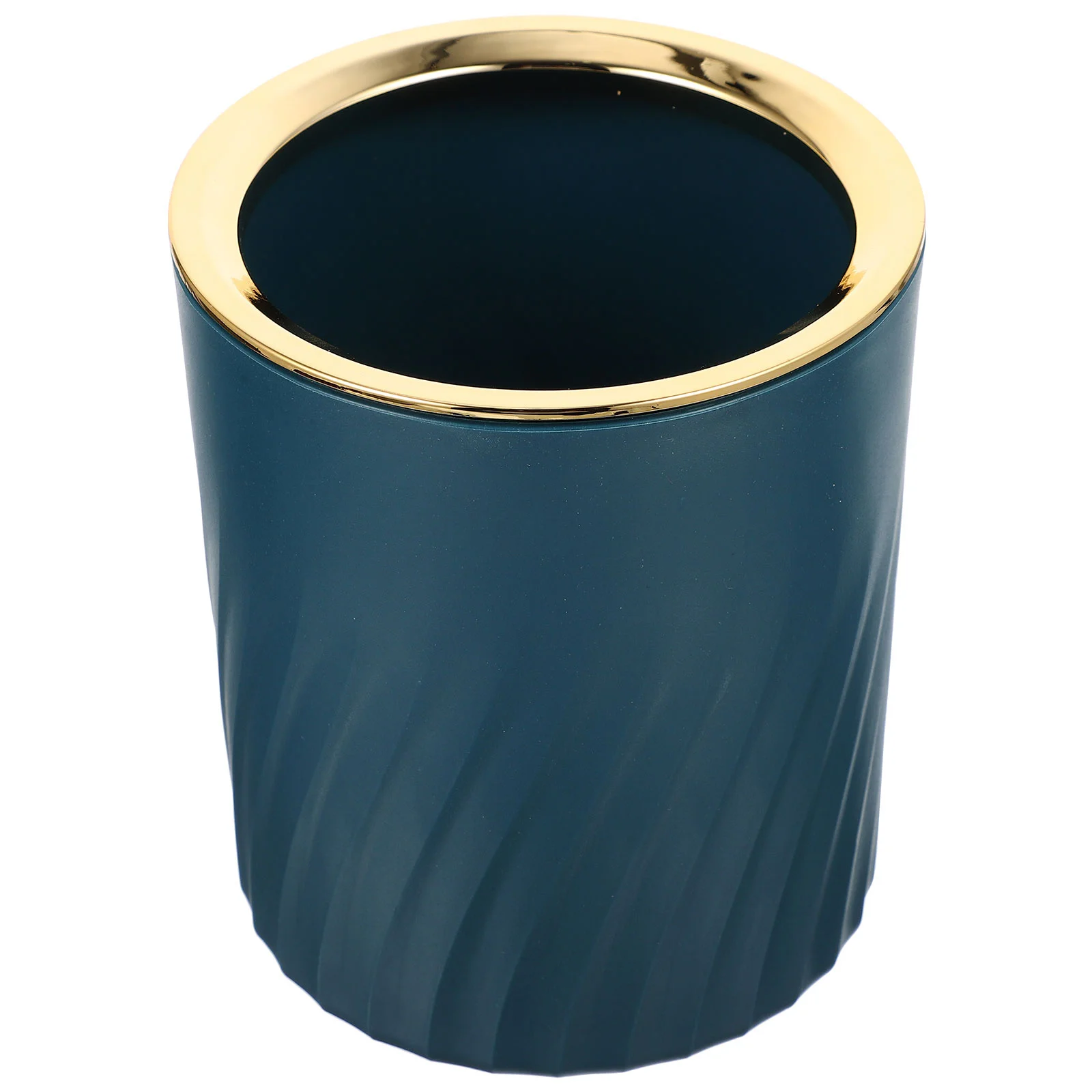 

Pressing Rubbish Bin Small Compact with Lid Large Opening PP Material Home Office Trash Bin Convenient Wastebasket