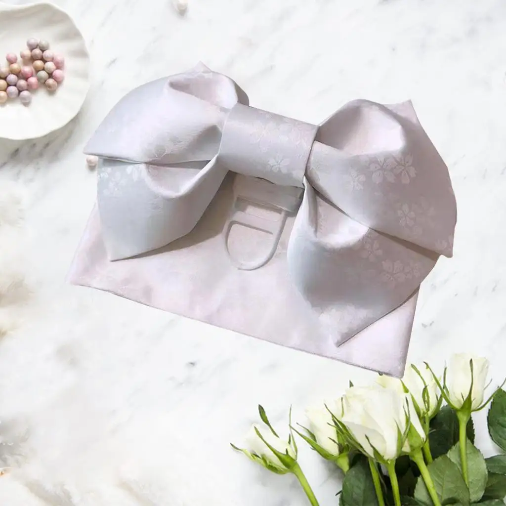 

Кимоно Оби, женское винтажное кимоно с бантом Сакуры, халат юката, пояс с поясом