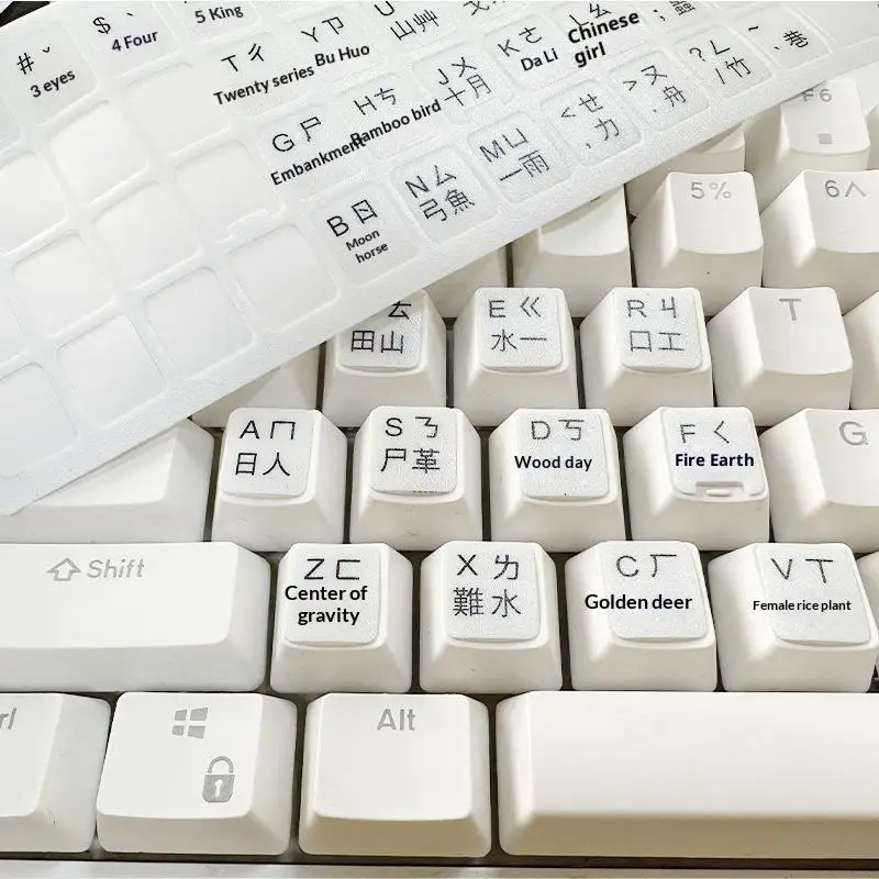 1 Set Laptop Keyboard English Deutsch Keyboard Stickers Alphabet Layout French Letter Spanish