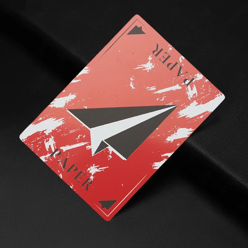 دائرة الشكل المخصصة/بطاقة عمل معدنية فريدة من نوعها محفورة بالليزر