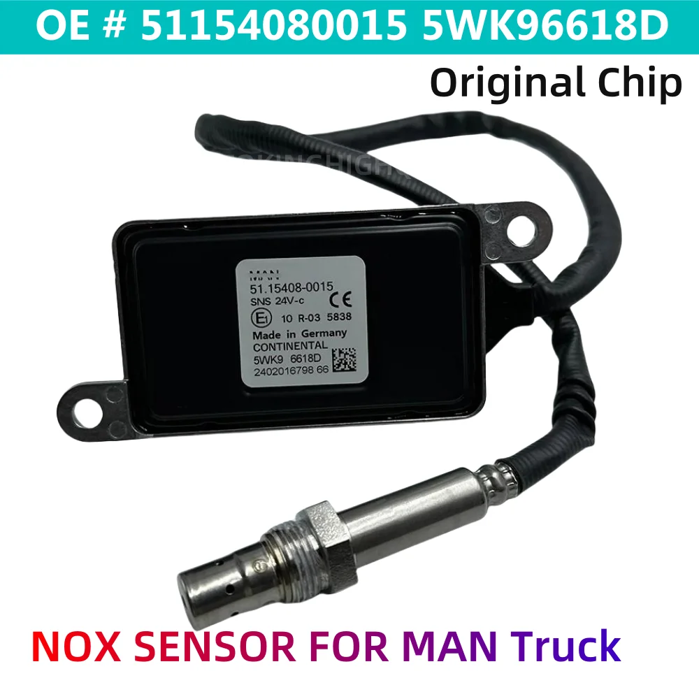 

51154080015 5WK96618D 5WK96618B High Quality Chip For NGK Probe 51154080009 24V NOX Oxygen Sensor For M-an TGM TGS TGX Truck