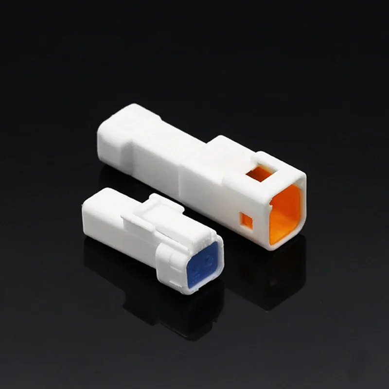 5/10/100 Sets Automotive Connectors JST02R-JWPF-VSLE 2/3/4/6/8 Pin Waterproof Connectors Male and Female Butt Plugs