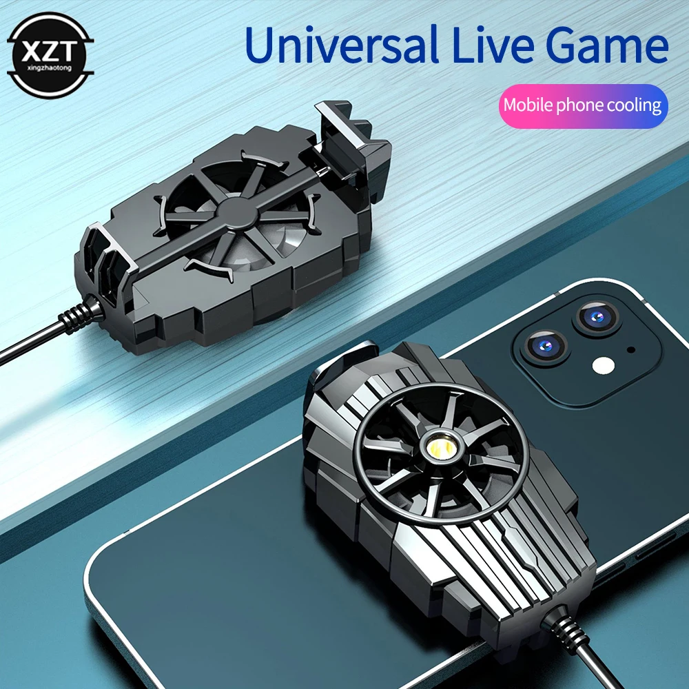 Mobile Phone Cooler Cooling Fan G6 Air-Cooled Game Mobile Phone Radiator Portable Peripheral Cooling Device Back Clip